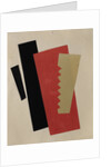 Composition (Red-Black-Gold) by Lyubov Sergeyevna Popova
