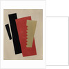 Composition (Red-Black-Gold) by Lyubov Sergeyevna Popova