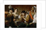 Meeting in a Tavern (Musician and Drinkers) by Valentin de Boullogne
