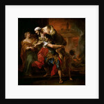 Aeneas Carrying Anchises by Carle Van Loo