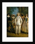 The Actors of the Commedia dellArte by Nicolas Lancret