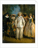 The Actors of the Commedia dellArte by Nicolas Lancret