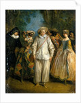The Actors of the Commedia dellArte by Nicolas Lancret