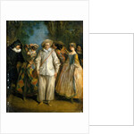 The Actors of the Commedia dellArte by Nicolas Lancret