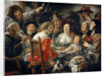 The King Drinks, or Family Meal on the Feast of Epiphany by Jacob Jordaens