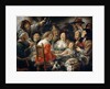 The King Drinks, or Family Meal on the Feast of Epiphany by Jacob Jordaens
