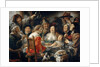 The King Drinks, or Family Meal on the Feast of Epiphany by Jacob Jordaens