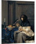 The Apple Peeler by Gerard Ter Borch the Younger