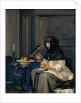 The Apple Peeler by Gerard Ter Borch the Younger
