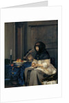 The Apple Peeler by Gerard Ter Borch the Younger