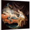 Psyche Surprising Sleeping Cupid by Louis-Jean-François Lagrenée