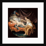 Psyche Surprising Sleeping Cupid by Louis-Jean-François Lagrenée