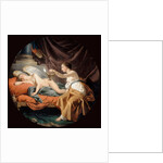 Psyche Surprising Sleeping Cupid by Louis-Jean-François Lagrenée