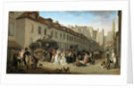 Arrival of the Stagecoach in the Courtyard of the Messageries by Louis-Léopold Boilly