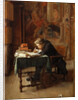 Young Man Writing by Ernest Jean Louis Meissonier
