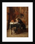 Young Man Writing by Ernest Jean Louis Meissonier