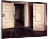 Open Doors by Vilhelm Hammershøi