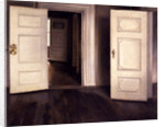 Open Doors by Vilhelm Hammershøi