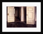 Open Doors by Vilhelm Hammershøi