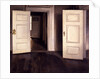 Open Doors by Vilhelm Hammershøi