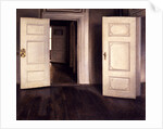 Open Doors by Vilhelm Hammershøi