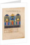 The Prophet Muhammad at the Gates of Paradise by Iranian master