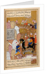 Shirin Visiting Farhad by Iranian master