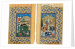 Picnic. Miniature from Yusuf and Zalikha (Legend of Joseph and Potiphars Wife) by Jami by Iranian master
