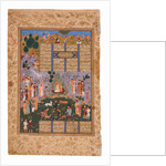 The Court of Gayumart (Manuscript illumination from the epic Shahname by Ferdowsi by Iranian master