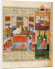 The Consummation of the Marriage Between Khusraw and Shirin (Miniature From the Cycle of Eight Poeti by Iranian master