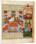 The Consummation of the Marriage Between Khusraw and Shirin (Miniature From the Cycle of Eight Poeti by Iranian master