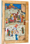 Miniature from Yusuf and Zalikha (Legend of Joseph and Potiphars Wife) by Jami by Anonymous
