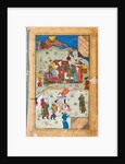 Miniature from Yusuf and Zalikha (Legend of Joseph and Potiphars Wife) by Jami by Anonymous