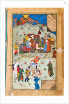 Miniature from Yusuf and Zalikha (Legend of Joseph and Potiphars Wife) by Jami by Anonymous