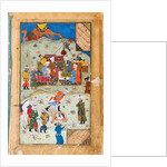 Miniature from Yusuf and Zalikha (Legend of Joseph and Potiphars Wife) by Jami by Anonymous