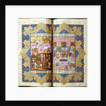 Shah Luhrasp?s Ascension to the Throne (Manuscript illumination from the epic Shahname by Ferdowsi) by Iranian master