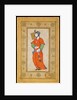 Young Woman with a Fan by Riza-i Abbasi