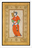 Young Woman with a Fan by Riza-i Abbasi