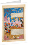 The Slaying of Siyawush (Manuscript illumination from the epic Shahname by Ferdowsi) by Iranian master