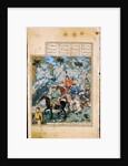 Esfandiyar and His Army (Manuscript illumination from the epic Shahname by Ferdowsi) by Iranian master