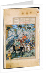 Esfandiyar and His Army (Manuscript illumination from the epic Shahname by Ferdowsi) by Iranian master