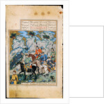 Esfandiyar and His Army (Manuscript illumination from the epic Shahname by Ferdowsi) by Iranian master