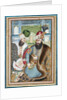 Karim Khan Zand with the Ottoman Ambassador Vehbi Effendi by Abu'l Hasan Ghafari al-Mustawfi
