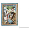 Karim Khan Zand with the Ottoman Ambassador Vehbi Effendi by Abu'l Hasan Ghafari al-Mustawfi