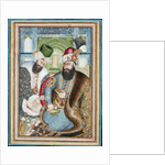 Karim Khan Zand with the Ottoman Ambassador Vehbi Effendi by Abu'l Hasan Ghafari al-Mustawfi