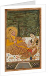 Ali Adil Shah II of Bijapur with a Woman by Indian Art
