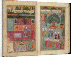 Mehmed III Enthroned (From Manuscript Mehmed IIIs Campaign in Hungary by Turkish master