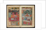 Mehmed III Enthroned (From Manuscript Mehmed IIIs Campaign in Hungary by Turkish master