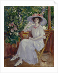Portrait of the actress Nadezhda Komarovskaya by Konstantin Alexeyevich Korovin