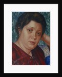 Portrait of the Opera singer Vera Petrova-Zvantseva by Kuzma Sergeyevich Petrov-Vodkin